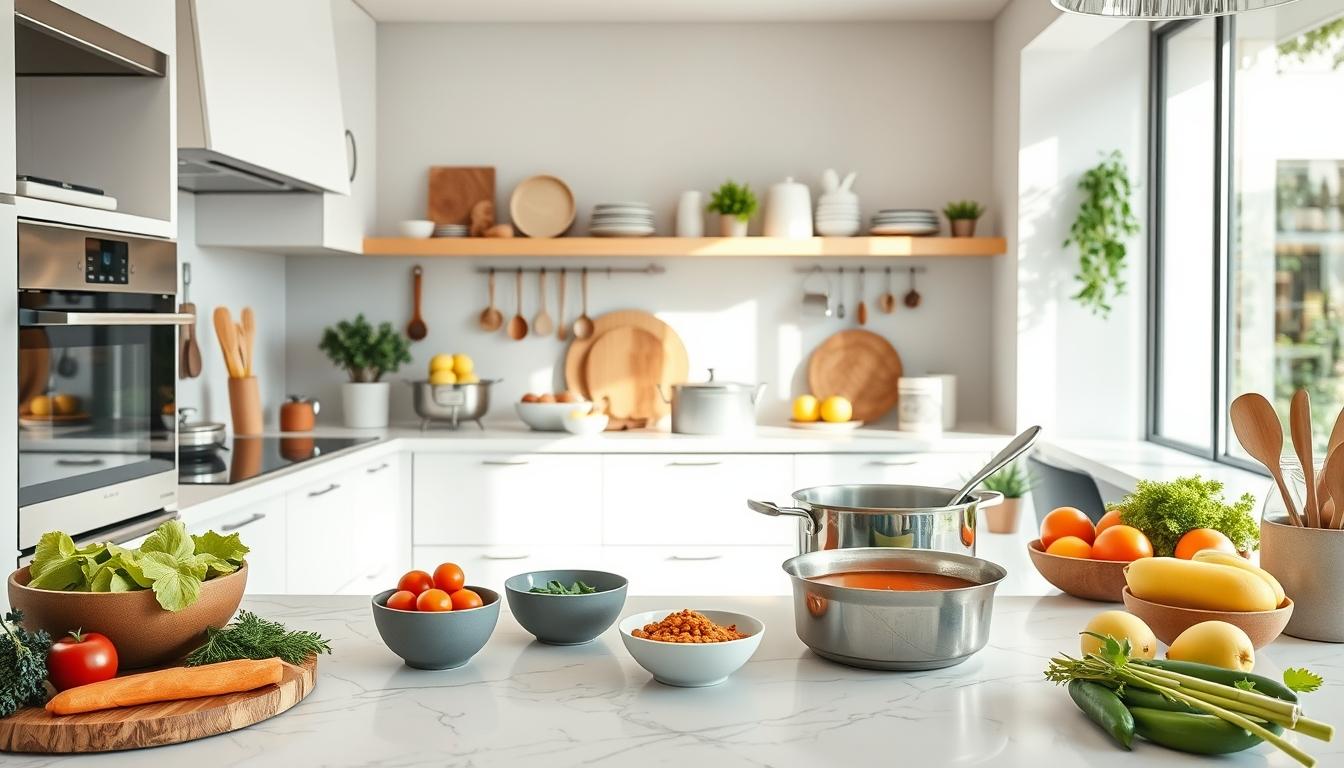 Comforting family dinner served at home
